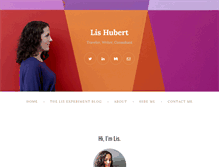 Tablet Screenshot of elisabethhubert.com